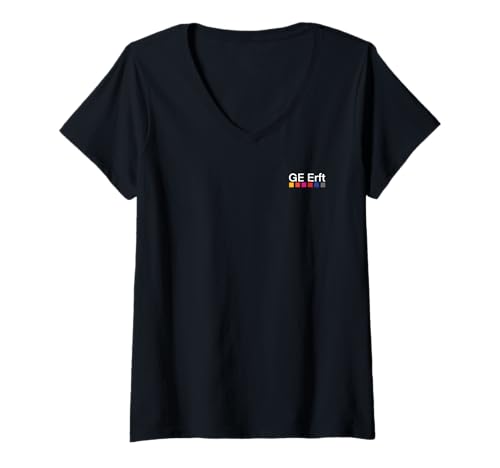 Damen Survey Shirt #1: Front T-Shirt mit V-Ausschnitt von Gesamtschule an der Erft