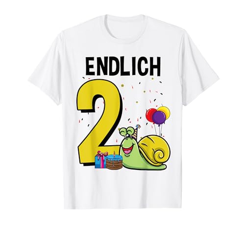 Geschenk 2 Jahre alt Schnecke Kinder Geburtstag T-Shirt Geschenk 2 Jahre alt Schnecke Kinder Geburtstag T-Shirt von Geschenk 2 Jahre alt Schnecke Kinder Geburtstag