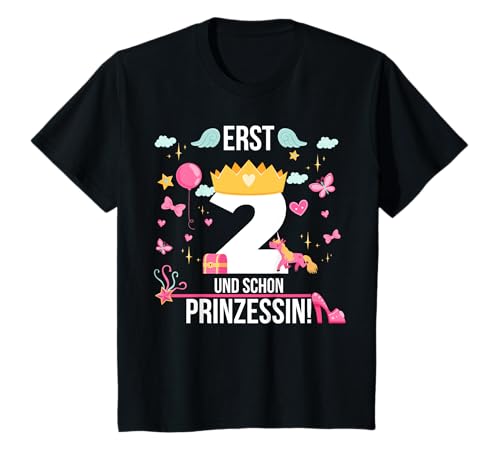 2. Geburtstag Mädchen Spruch "Erst Zwei & Schon Prinzessin" T-Shirt 2. Geburtstag Mädchen Spruch "Erst Zwei & Schon Prinzessin" T-Shirt von Geschenk 2. Geburtstag Mädchen