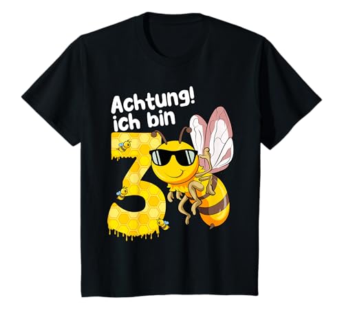 Süße Biene 3 Jahre Mädchen Junge Geburtstag T-Shirt von Geschenk 3 Jahre Geburtstag von Lifua