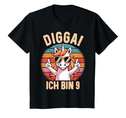 9. Geburtstag Geschenk Junge Deko Mädchen 9 Jahre Spruch T-Shirt von Geschenk 9. Geburtstag Junge Mädchen Geschenkidee