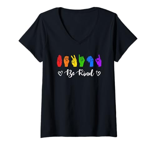 Damen Autismus Neurodiversity Freundlichkeit Bewusstsein T-Shirt mit V-Ausschnitt von Geschenk Autismus Bewusstsein Autisten Vielfalt