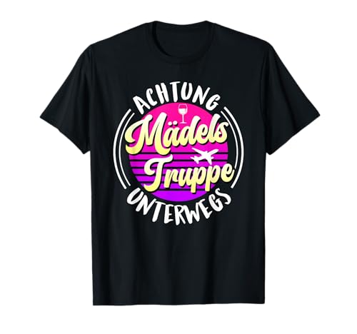 Achtung Mädelstrip Mädels Truppe Spring Break T-Shirt von Geschenk Beste Freunde Trip Spring Break T-Shirt