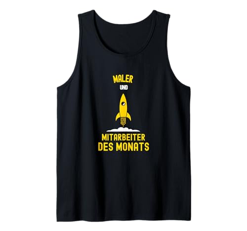 Herren Bester Maler Mitarbeiter des Monats Danke Tank Top von Geschenk Besten Maler Mitarbeiter Dank