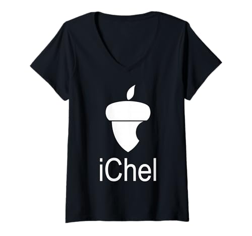 Damen iChel T-Shirt mit V-Ausschnitt Damen iChel T-Shirt mit V-Ausschnitt von Geschenk Designs
