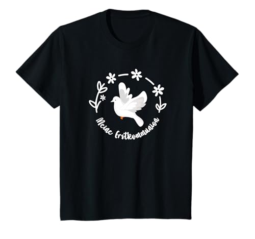 Meine Erstkommunion Mädchen Glauben Kirche Taube Kommunion T-Shirt Meine Erstkommunion Mädchen Glauben Kirche Taube Kommunion T-Shirt von Geschenk Erstkommunion Kommunionsgeschenk Mädchen