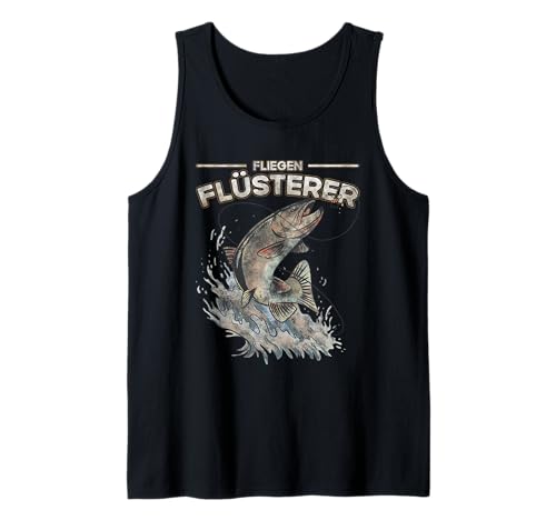 Herren Fliegenfischen Zubehör Fliegen Flüsterer Fliegenfischer Tank Top von Geschenk Fliegenfischer & Fliegenfischen Zubehör