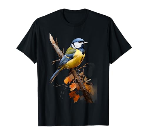 Geschenk Für Einen Kohlmeise-ornithologen Baum Natur Kohlmeise T-Shirt, Unisex Erwachsene und Kinder, Schwarz, S, Kurzarm, Pullover, Winter Geschenk Für Einen Kohlmeise-ornithologen Baum Natur Kohlmeise T-Shirt, Unisex Erwachsene und Kinder, Schwarz, S, Kurzarm, Pullover, Winter von Geschenk Für Einen Kohlmeise-ornithologen