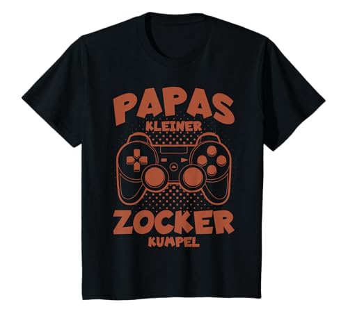 Kinder Gaming Lustiges Papas Kleiner Zocker Kumpel T-Shirt Kinder Gaming Lustiges Papas Kleiner Zocker Kumpel T-Shirt von Geschenk Für Zocker