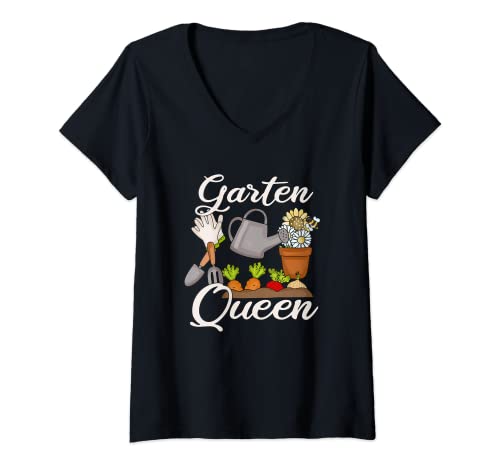 Damen Damen Gärtner Geschenke Garten Damen Hobbygärtner Gärtnerin T-Shirt mit V-Ausschnitt Damen Damen Gärtner Geschenke Garten Damen Hobbygärtner Gärtnerin T-Shirt mit V-Ausschnitt von Geschenk Gartenliebhaber Gartenfreunde Mann Frau