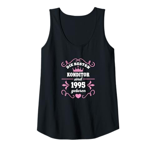 Damen Geburtstag 1995 Konditorin Arbeitskollegin Kollegin Tank Top Damen Geburtstag 1995 Konditorin Arbeitskollegin Kollegin Tank Top von Geschenk Geburtstag Konditorin 1995 Jahrgang
