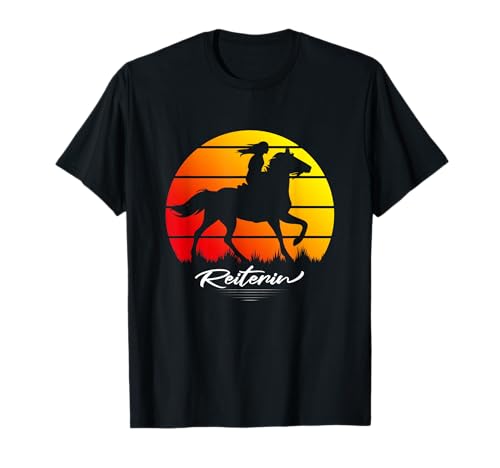 Reiterin Pferde reiten Mädchen Pferdeliebhaber Reiter Stall T-Shirt Reiterin Pferde reiten Mädchen Pferdeliebhaber Reiter Stall T-Shirt von Geschenk Geschenkidee Pferd reiten Reitsport Stall