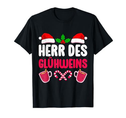Glühwein HERR DES GLÜHWEINS Lustiges Weihnachts Männer T-Shirt Glühwein HERR DES GLÜHWEINS Lustiges Weihnachts Männer T-Shirt von Geschenk Glühwein T-Shirt Lustig Glühweinstand