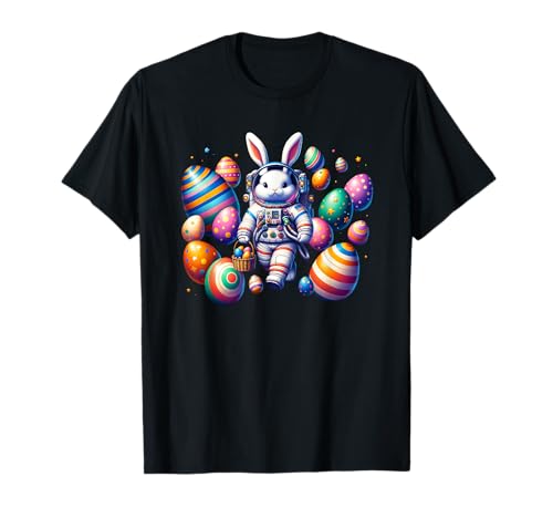Astronaut Osterhase Jungen Mädchen Osternest Frohe Ostern T-Shirt Astronaut Osterhase Jungen Mädchen Osternest Frohe Ostern T-Shirt von Geschenk Idee Ostern Kinder Jungs Mädchen Lustig