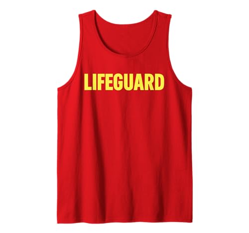 Herren Rettungsschwimmer Bademeister Schwimmen Strand Lifeguard Tank Top von Geschenk Idee für Schwimmer Bademeister Strand