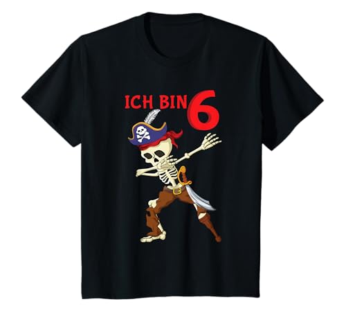 Kinder 6. Geburtstag Junge Pirat Ich bin schon 6 Jahre T-Shirt Kinder 6. Geburtstag Junge Pirat Ich bin schon 6 Jahre T-Shirt von Geschenk Ideen Jungen 6. Geburtstag