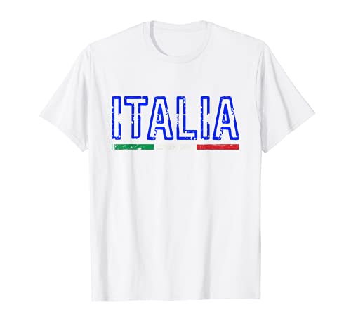 Italien Tshirt Maglia Italia Trikot Kinder Damen Herren 2021 T-Shirt von Geschenk Italien Flagge italienische Fahne