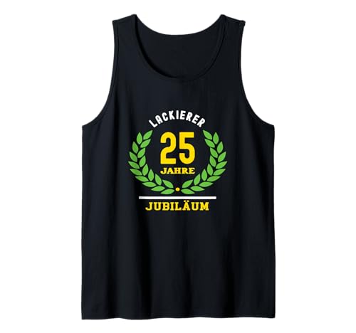 Herren Lackierer Jubiläum 25 Jahre 25 jähriges Jubilaeum Tank Top Herren Lackierer Jubiläum 25 Jahre 25 jähriges Jubilaeum Tank Top von Geschenk Jubiläum Lackierer Jubiläumsgeschenk