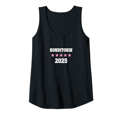 Damen Konditorin 2025 Prüfung Bestanden Ausbildung Tank Top Damen Konditorin 2025 Prüfung Bestanden Ausbildung Tank Top von Geschenk Konditorin 2025 Prüfung Lehre