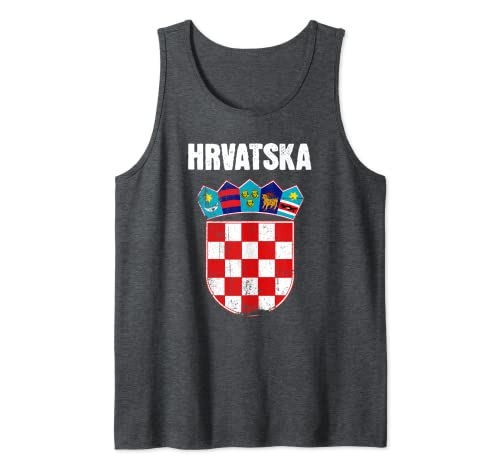 Kroatien Tshirt Trikot Hrvatska Kinder Damen Herren 2022 Tank Top von Geschenk Kroatien Flagge kroatische Fahne