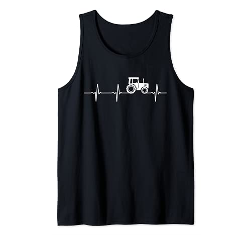 Tshirt Landwirt Bauer Traktor Herzschlag Trecker Kinder Tank Top Tshirt Landwirt Bauer Traktor Herzschlag Trecker Kinder Tank Top von Geschenk Landwirt Landwirtin Traktorfans Kleidung