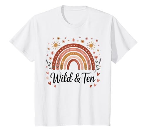 10. Geburtstag Mädchen Regenbogen Deko 10 jährige Mädchen T-Shirt 10. Geburtstag Mädchen Regenbogen Deko 10 jährige Mädchen T-Shirt von Geschenk Mädchen 10 Jahre Geburtstag Jahre Mädchen