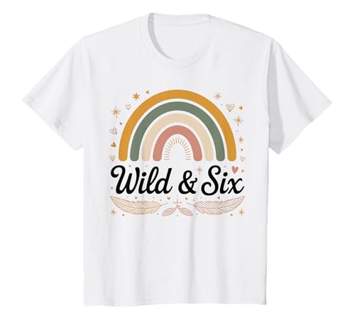 6. Geburtstag Mädchen Regenbogen Deko 6 jährige Mädchen T-Shirt 6. Geburtstag Mädchen Regenbogen Deko 6 jährige Mädchen T-Shirt von Geschenk Mädchen 6 Jahre Geburtstag Jahre Mädchen