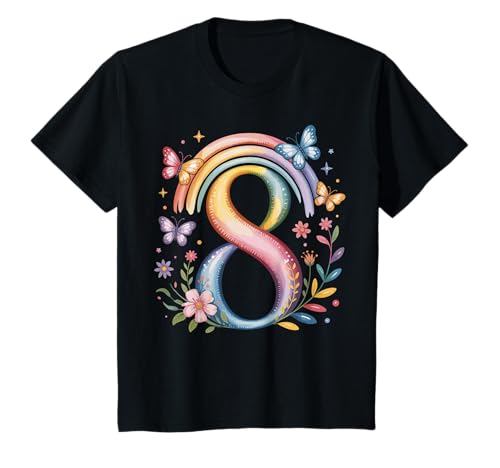 8. Geburtstag Mädchen Erdbeer Deko 8 jährige Mädchen T-Shirt 8. Geburtstag Mädchen Erdbeer Deko 8 jährige Mädchen T-Shirt von Geschenk Mädchen 8 Jahre Geburtstag Jahre Mädchen