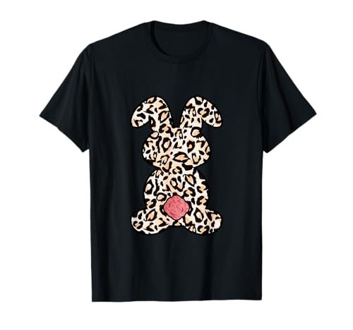 Leopard Osterhase Osternest Frauen Mädchen Frohe Ostern T-Shirt Leopard Osterhase Osternest Frauen Mädchen Frohe Ostern T-Shirt von Geschenk Ostern Frauen Osternest Mädchen Kinder