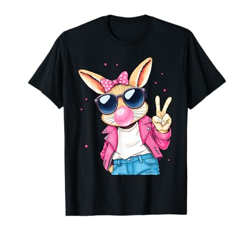 Cooles Hasi Bunny Kaninchen Osterhase Kinder Mädchen Ostern T-Shirt Cooles Hasi Bunny Kaninchen Osterhase Kinder Mädchen Ostern T-Shirt von Geschenk Osternest Ostergeschenk Teenager Frauen
