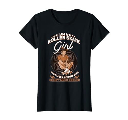 Skater Roller Girl Rollschuh Roller Skate Rollschuhfahrer T-Shirt Skater Roller Girl Rollschuh Roller Skate Rollschuhfahrer T-Shirt von Geschenk Rollschuhfahrer Roller Skate
