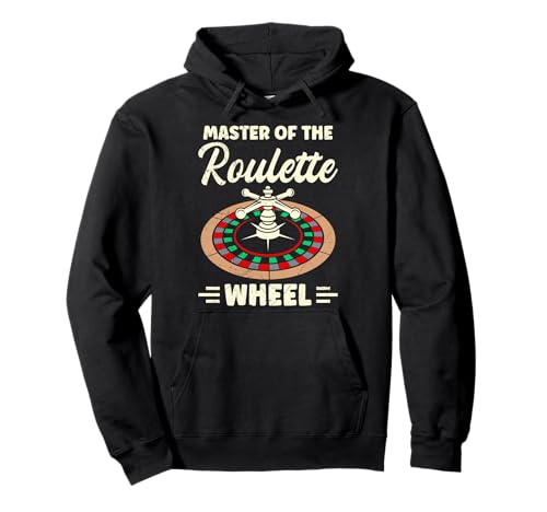 Roulette MASTER OF THE ROULETTE WHEEL Lustiges Männer Pullover Hoodie von Geschenk Roulette Spiel Shirts Roulette Casino