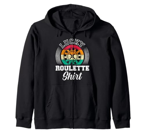 Roulettespielerin LUCKY ROULETTE GIRL Lustiges Casino Kapuzenjacke von Geschenk Roulette Spiel Shirts Roulette Casino