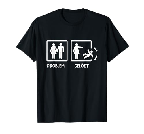 Problem Gelöst Scheidungsparty Scheidung Frauen T-Shirt Problem Gelöst Scheidungsparty Scheidung Frauen T-Shirt von Geschenk Scheidung Party Glücklich Getrennt