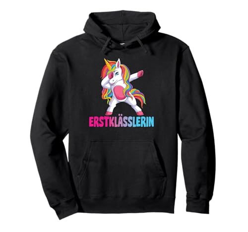 Einschulung Mädchen Schulkind Schule Erstklässler Einhorn Pullover Hoodie Einschulung Mädchen Schulkind Schule Erstklässler Einhorn Pullover Hoodie von Geschenk Schule Schultüte Kinder - Kita Abschied
