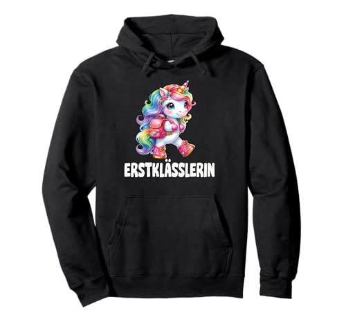 Einschulung Mädchen Schulkind Schule Erstklässler Einhorn Pullover Hoodie Einschulung Mädchen Schulkind Schule Erstklässler Einhorn Pullover Hoodie von Geschenk Schule Schultüte Kinder - Kita Abschied
