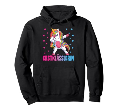 Einschulung Mädchen Schulkind Schule Erstklässler Einhorn Pullover Hoodie Einschulung Mädchen Schulkind Schule Erstklässler Einhorn Pullover Hoodie von Geschenk Schule Schultüte Kinder - Kita Abschied