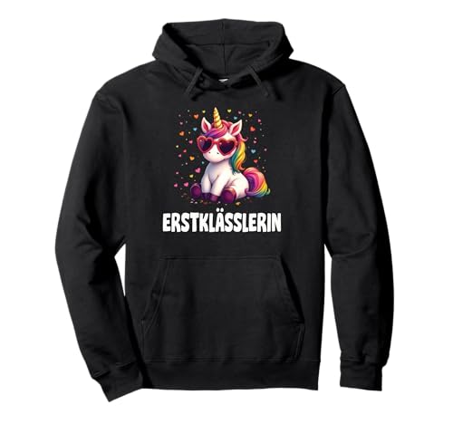 Einschulung Mädchen Schulkind Schule Erstklässler Einhorn Pullover Hoodie Einschulung Mädchen Schulkind Schule Erstklässler Einhorn Pullover Hoodie von Geschenk Schule Schultüte Kinder - Kita Abschied