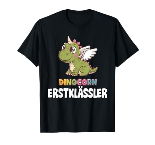 Einschulung Mädchen Schulkind Schule Erstklässler Einhorn T-Shirt Einschulung Mädchen Schulkind Schule Erstklässler Einhorn T-Shirt von Geschenk Schule Schultüte Kinder - Kita Abschied