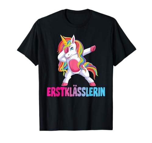 Einschulung Mädchen Schulkind Schule Erstklässler Einhorn T-Shirt Einschulung Mädchen Schulkind Schule Erstklässler Einhorn T-Shirt von Geschenk Schule Schultüte Kinder - Kita Abschied