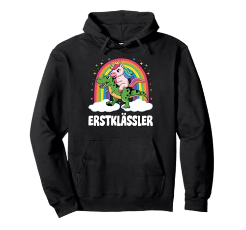 Einschulung Schulkind Schule Erstklässler Mädchen Einhorn Pullover Hoodie Einschulung Schulkind Schule Erstklässler Mädchen Einhorn Pullover Hoodie von Geschenk Schule Schultüte Kinder - Kita Abschied