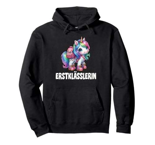 Einschulung Schulkind Schule Erstklässler Mädchen Einhorn Pullover Hoodie Einschulung Schulkind Schule Erstklässler Mädchen Einhorn Pullover Hoodie von Geschenk Schule Schultüte Kinder - Kita Abschied