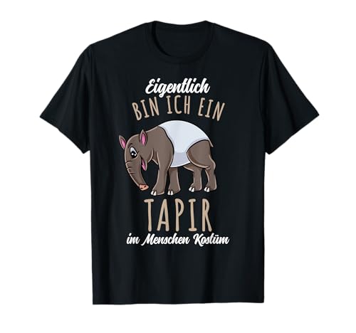 Geschenk Tapir Liebhaber Kostüm T-Shirt - Schwarz, Unisex-Kinder, S Geschenk Tapir Liebhaber Kostüm T-Shirt - Schwarz, Unisex-Kinder, S von Geschenk Tapir Liebhaber Kostüm
