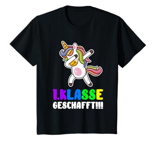 Kinder 1.Klasse geschafft Mädchen Schulkind 2.Klasse T-Shirt Kinder 1.Klasse geschafft Mädchen Schulkind 2.Klasse T-Shirt von Geschenk für 2.Klasse & Schulkind