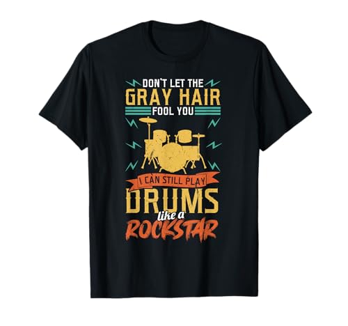 Drumms Shirt Herren Drummer Geschenk Schlagzeug-Spieler T-Shirt Drumms Shirt Herren Drummer Geschenk Schlagzeug-Spieler T-Shirt von Geschenk für Drummer & Schlagzeug Shirt Herren