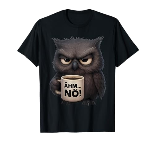 Ähm Nö Eulen Geschenk Herren Damen Lustiges Eule T-Shirt Ähm Nö Eulen Geschenk Herren Damen Lustiges Eule T-Shirt von Geschenk für Eulenliebhaber Eulen Geschenk Frauen