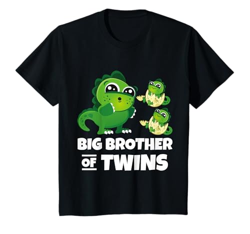 Kinder Großer Bruder von Zwillingen Schwangerschaft Ankündigung T-Shirt Kinder Großer Bruder von Zwillingen Schwangerschaft Ankündigung T-Shirt von Geschenk für Großen Bruder von Zwillingen