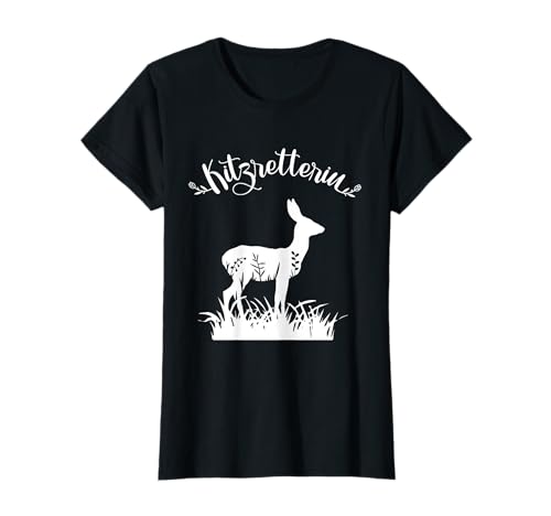 Reh Damen Rehkitz Retten Rettung Kitzretterin Jagd Jägerin T-Shirt Reh Damen Rehkitz Retten Rettung Kitzretterin Jagd Jägerin T-Shirt von Geschenk für Landwirte Geschenkidee Rettung Rehe