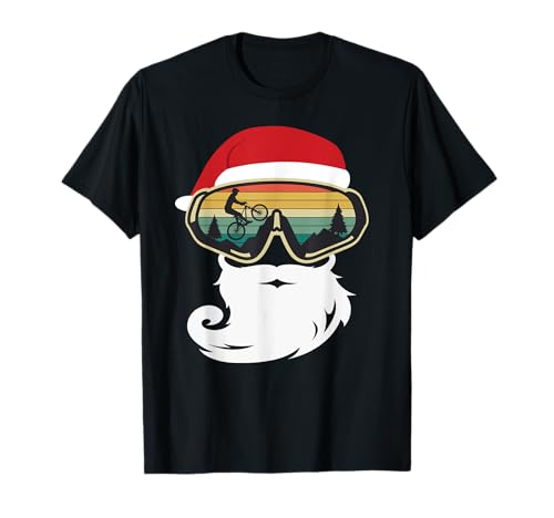 Geschenk für Mountainbiker Radfahrer Weihnachten Weihnachtsmann Mountainbike T-Shirt für Herren Schwarz Klein EU S Kurzarm Klassisch mit Cartoon-Motiv für Weihnachten Geschenk für Mountainbiker Radfahrer Weihnachten Weihnachtsmann Mountainbike T-Shirt für Herren Schwarz Klein EU S Kurzarm Klassisch mit Cartoon-Motiv für Weihnachten von Geschenk für Mountainbiker