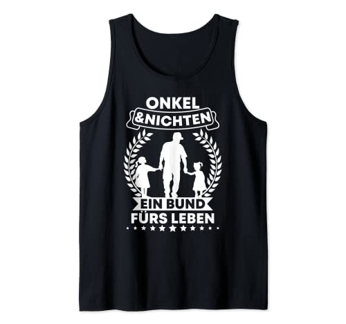Herren Zweifach Onkel 2 Nichten Partnerlook Onkel mit zwei Nichten Tank Top Herren Zweifach Onkel 2 Nichten Partnerlook Onkel mit zwei Nichten Tank Top von Geschenk für Onkel von 2 Nichten